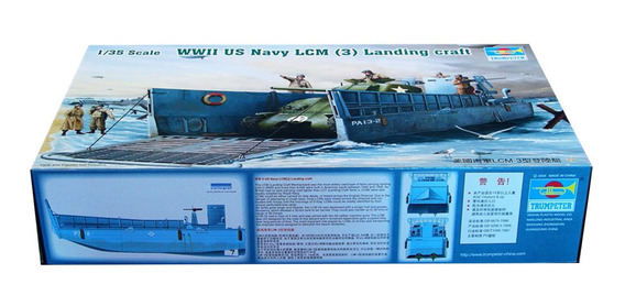 1/35 - Wwii Us Navy Lcm [3) Landing Craft - Trumpeter 00347 | Parcelamento sem juros