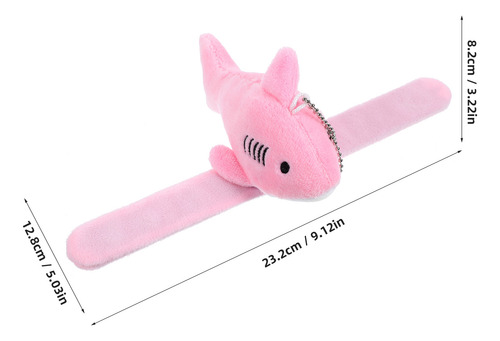 Pulsera De Peluche Con Forma De Tiburón De Peluche, 2 Unidad