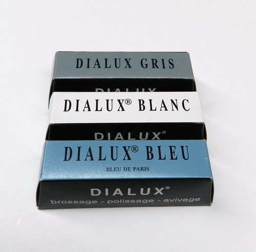 Dialux Metal Compuesto Pulido Gris Blanco Azul 4oz 1 4b