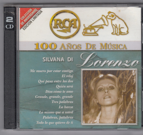 Silvana Di Lorenzo 100 Años 2 Cd´s Original Usado Qqp. Mz
