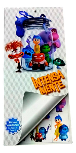 Block De Stikers Pegatinas Calcomanias Intensamente Escolar
