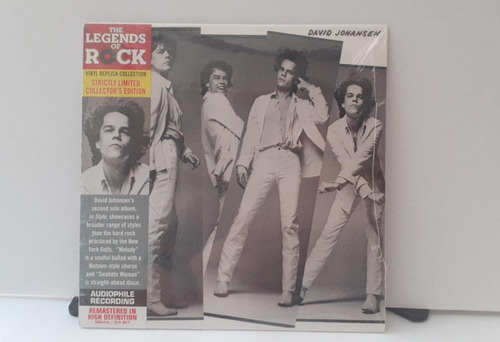 David Johansen In Style Collector´s Edition Cd Importado