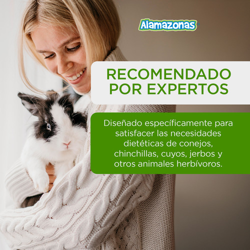 Kit 2 Cubos De Alfalfa Snack Conejo 500g Rabbit Alamazonas
