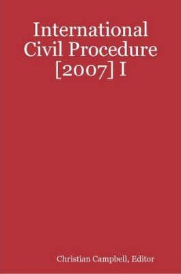 Libro International Civil Procedure [2007] I - Christian ...