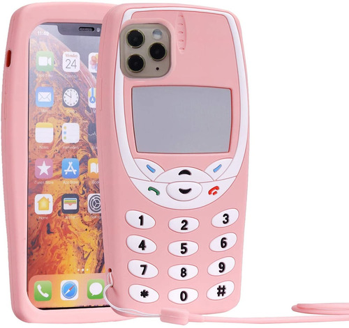 Funda Rosa Para iPhone 11 Pro Max Diseno Telefono Movil