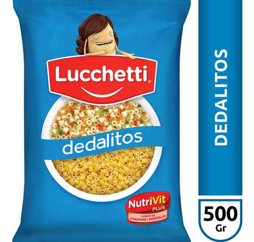 Fideos Dedalitos Lucchetti X500 Gr