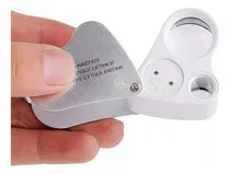 Comprar Lupa Conta Fio Zoom Até 60x Lente Dupla Luz Led 9889