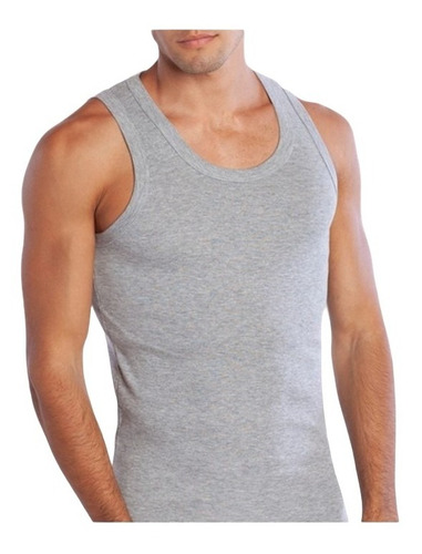 Musculosa 100% Algodón Para Hombre - Polera Sin Mangas