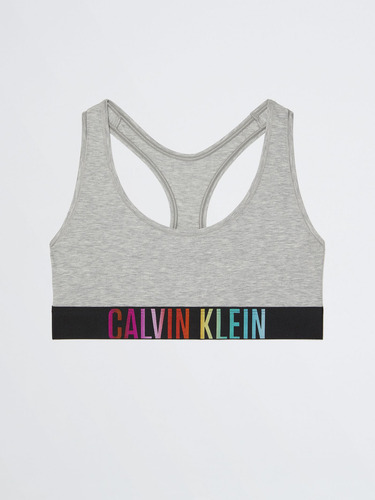 Bralette Intense Power Pride Cotton Gris Calvin Klein