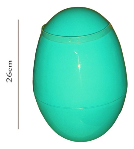 Huevo Plástico Jumbo Vacío Para Regalos Dulces Color Elegir