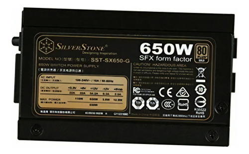 Silverstone Technology Sst-sx650-g 650 w Sfx Completamente