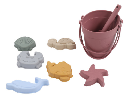 El Juego De Juguetes De Playa De Silicona Para Bebés Y Juego