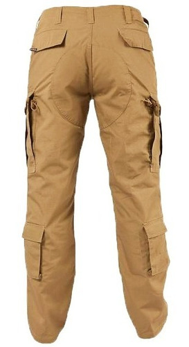 Imagen 2 de 7 de Pantalón Táctico Corte Acu Beige/arena Ripstop Poliéster