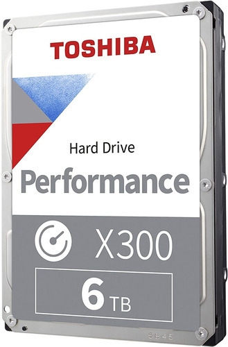 Disco Duro Interno Hdd Toshiba X300 Performance 6tb 3.5 PuLG Color Plateado