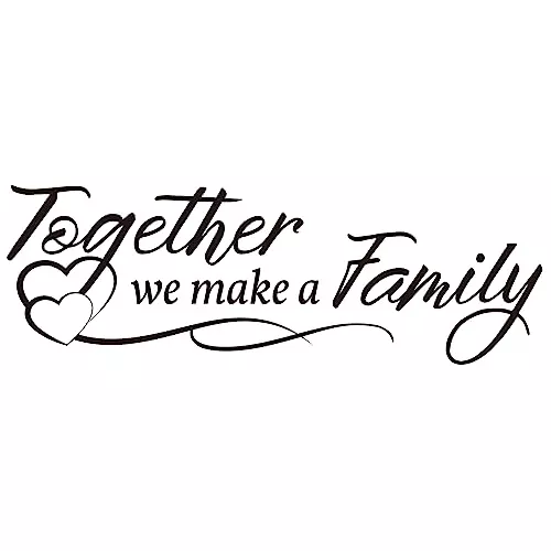 Together We Make A Family Adhesivo decorativo para pared, diseño