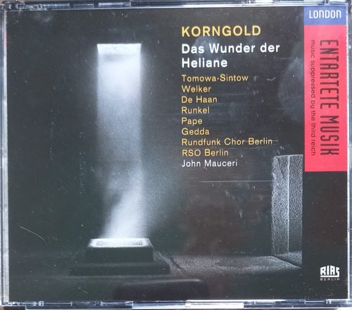 Box 3 Cds Korngold Das Wunder Der Heliane Anna Tomowa Sintow