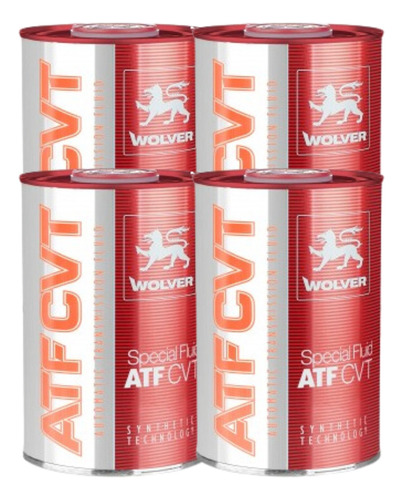  Aceite De Transmision Atf-cvt Wolver Syntetic 4lts