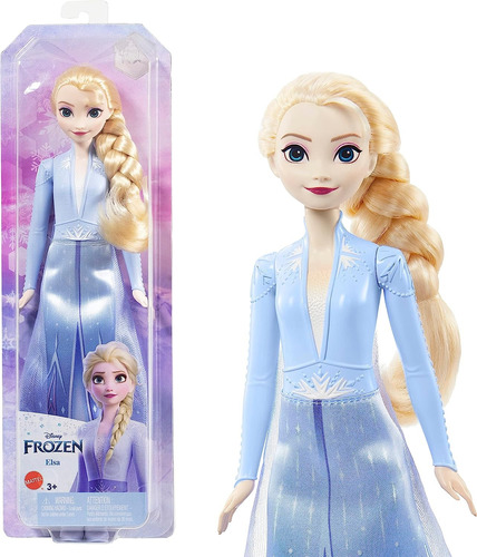 Muñeca Elsa Disney Frozen Vestido Azul