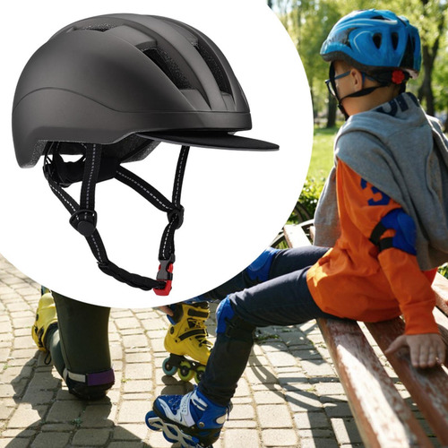 Casco De Bicicleta Con Casco De Bicicleta Ajustable De