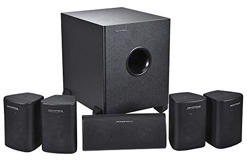 5 Altavoces Satélite Y Subwoofer De Cine En Casa De 1 ...