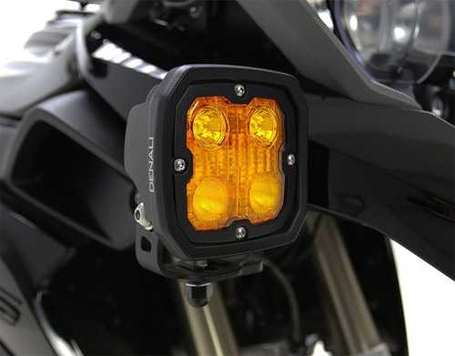 Imagen 2 de 2 de Denali Filtros Para Faros D4 Ambar Moto