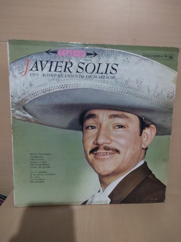 Javier Solís - Ojitos Traidores - Vinilo Lp Vinyl 