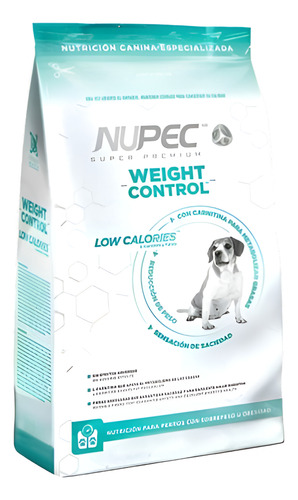 Alimento Perro Nupec Nutrición Especializada Weight Control