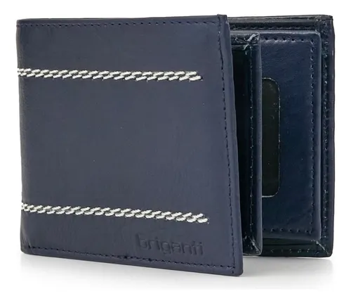 Billetera azul hombre sale