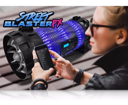 Pyle Parlante Portátil Pbmspg260l Bluetooth Usb Sdfm C/luces