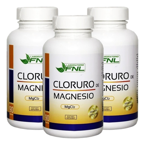 Tratamiento 9 Meses Cloruro De Magnesio 500 Mg Envio Gratis