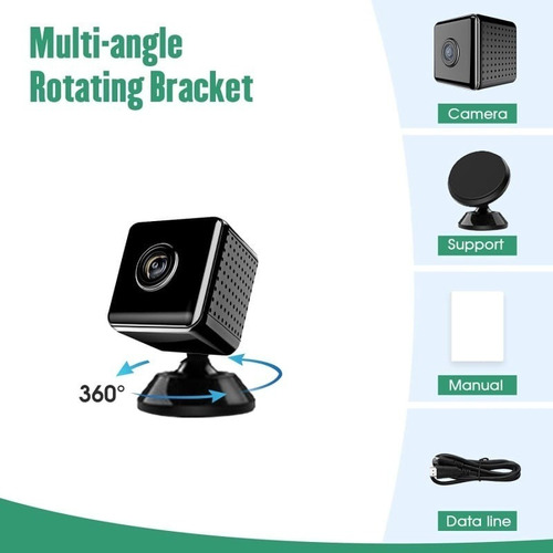 Mini Camara De 1080p , Ideal Para Poner Donde Nadie La Vea