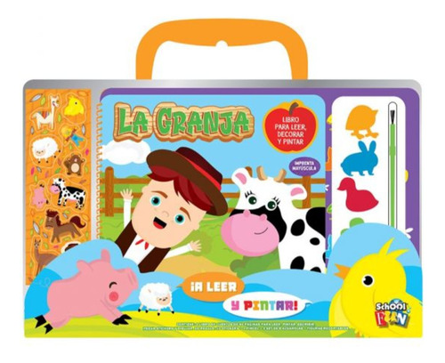 Col. A Leer Y Pintar- La Granja, De Vários. Editorial School Fun En Español