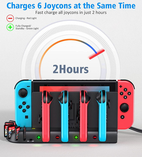 Estación Base De Carga Para Nintendo Switch Oled Soporte