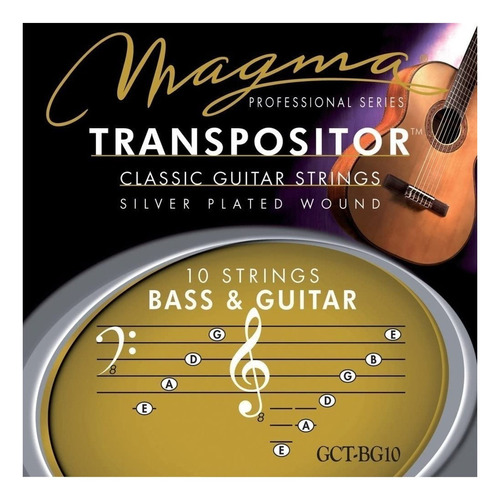 Encordado Guitarra Clasica Magma Transpositor Gct Bg 10