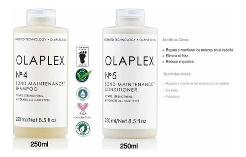 Pack  Shampoo Y Acondicionador Olaplex (paso 4 Y 5) Original