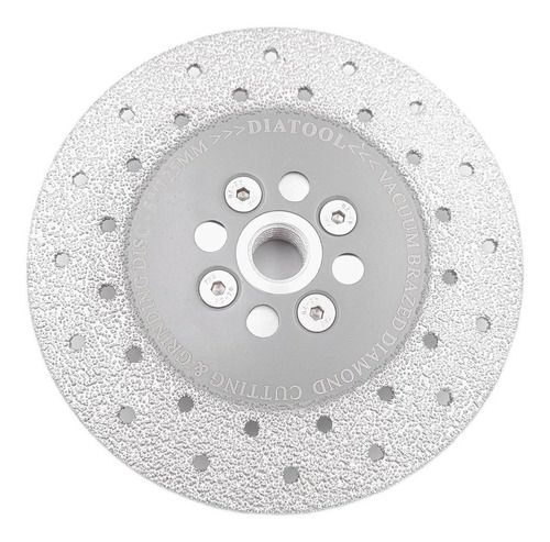 Disco De Diamante Shdiatool Pulido De Corte De 5 PuLG. Se Adapta A 5/8-11 Cenador Para Marmol Ceramica Ceramica De Doble