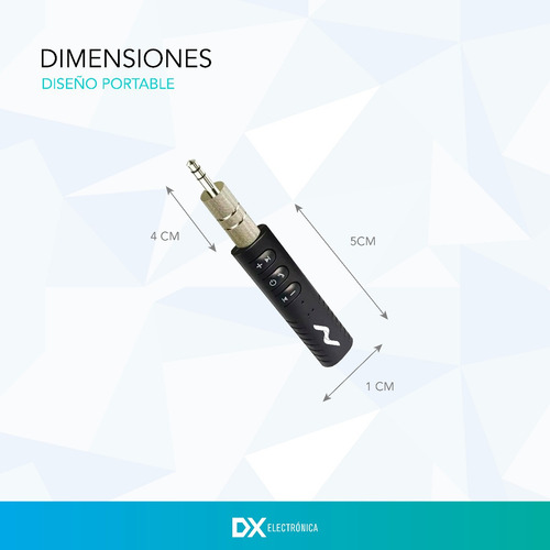 Receptor Bluetooth Batería Cn Control Volumen Manos Libres *