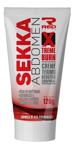 Sekka Abdomen Creme 120g - Red Series -  Reduza Medidas