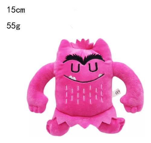 - Peluche Color Monster Mi Monstruo Emocional 6uds -