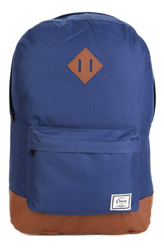 Mochila Esportiva Básica Preta Universitária Urbano Azul