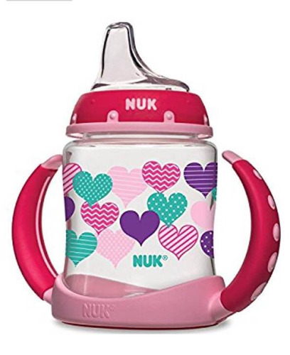 Vaso Para Aprendizaje De Bebé Marca Nuk Corazones 5 Oz