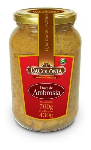 Compota De Ambrosia 700gr Dacolonia - Excelente