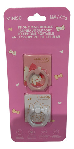 Anillo Soporte Para Celular Modelo Hello Kitty Pack 2 Piezas