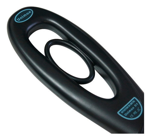 Detector De Metal Manual Para Inspeção De Segurança Cor Preto