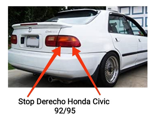 Stop Derecho Honda  Civic 92/95 Original Usado