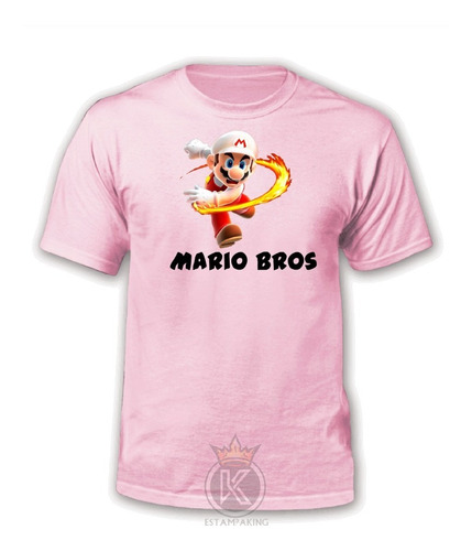 Polera Mario Bros - Juego - Serie - Pelicula - Estampaking