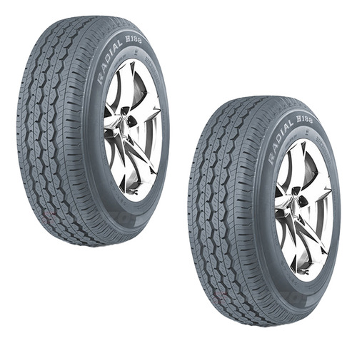 Paquete De 2 Llantas 155 R12 Trazano H-188 6pr 83/81q