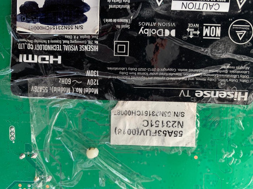Power Main Hisense 55a7gv (Usado)
