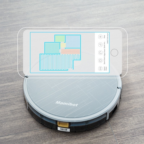 Imagen 5 de 10 de Aspiradora Robot Trapeadora Wifi Mamibot Exvac660