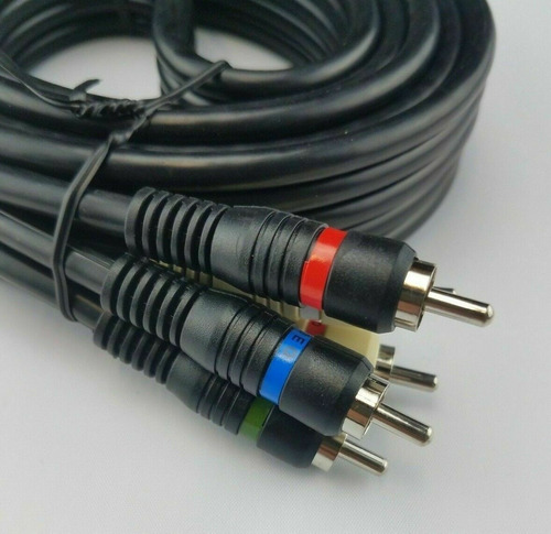 Cable De Video Componente Con Audio 5 Rca Rgb